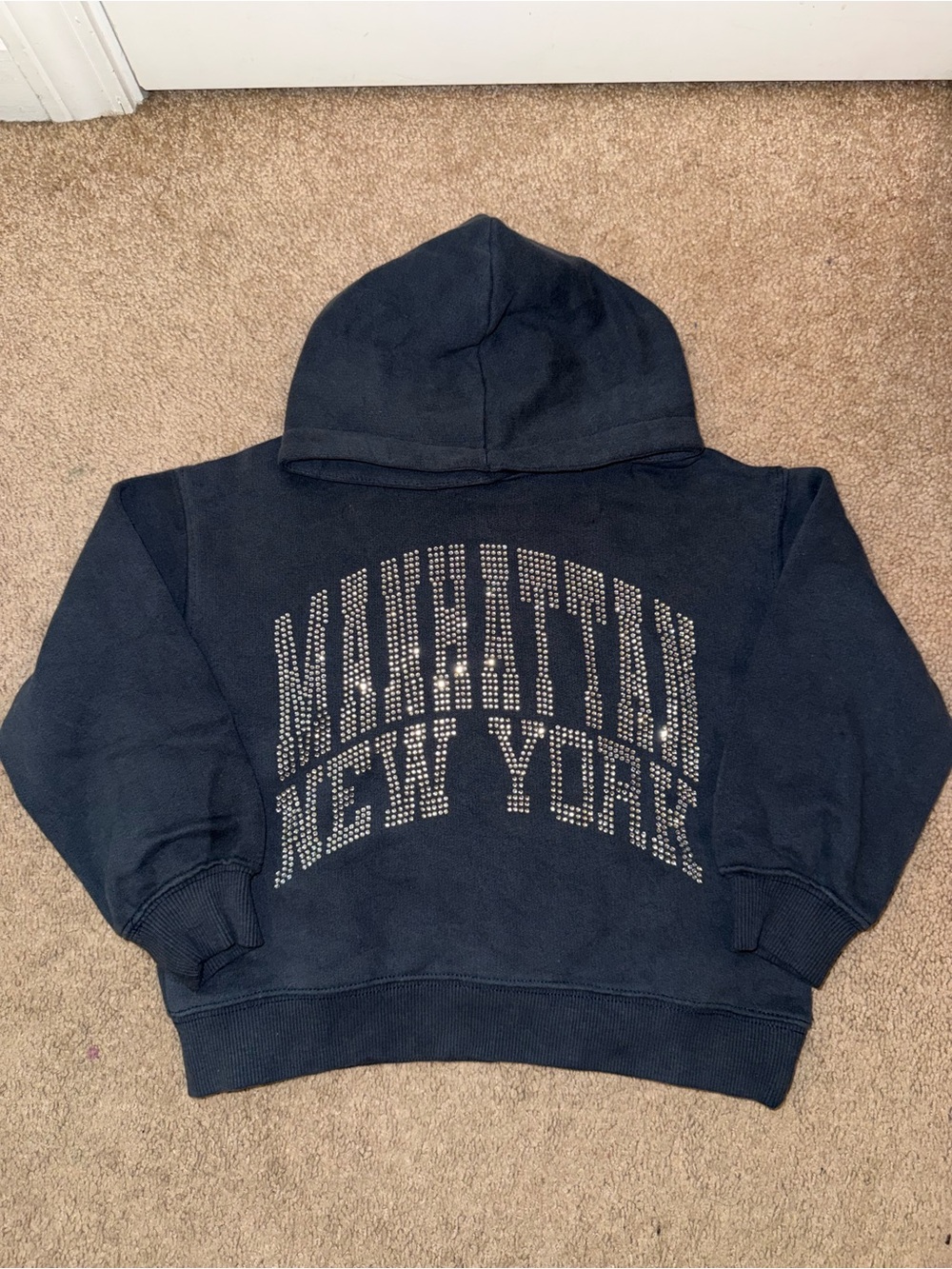 Zara Kids Gray 'Manhattan New York' Hoodie